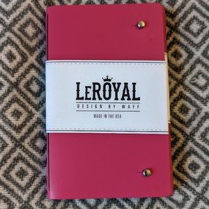 Recycled leather journal